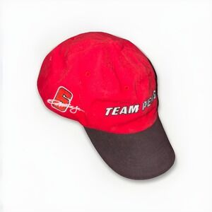 Team‎ Penske Red #3 & #6 Hat VTG era 2004 Helio Castroneves and Sam Hornish Jr..